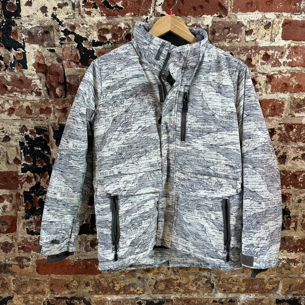Boulder Gear Ski Jacket Winter White Gray Boys Youth Large